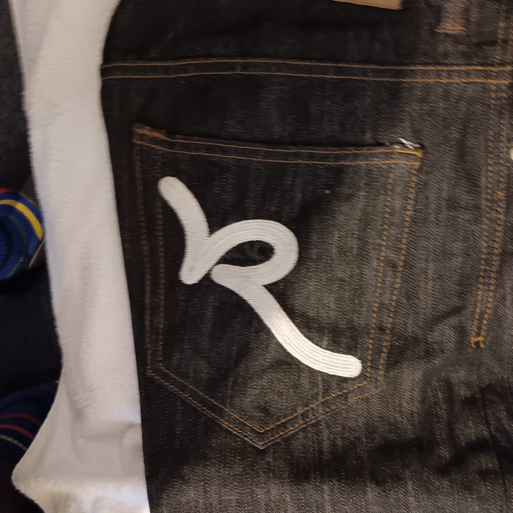 Rocawear Black Denim Jeans with Red Tag
